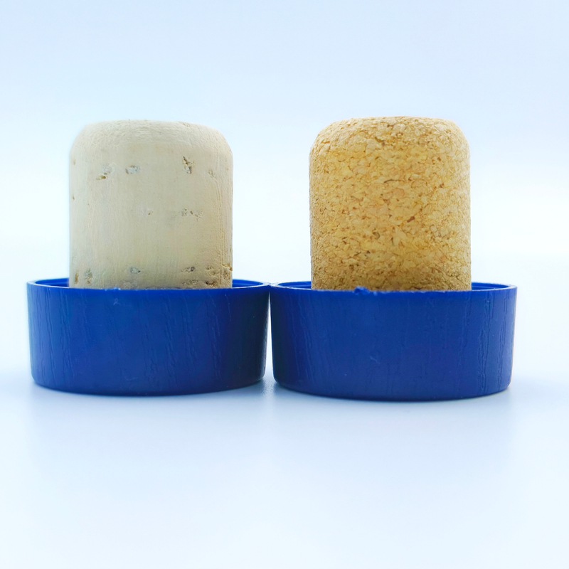 21,5 mm Stopper en bois en bois naturel personnalisé pour les bouteilles d'alcool et de vin avec image de marque